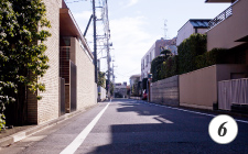 閑静な住宅街